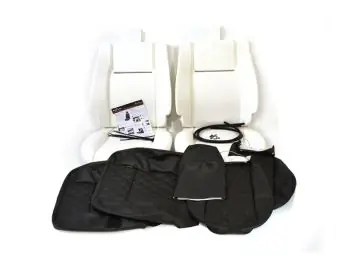 90"/110" FRONT OUTER TWO SEAT RETRIM KIT <2007 XS BLACK RACK (LEATHER) 2006-2007 Geprüft