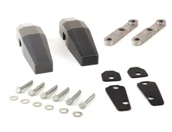 Nur Für Kurze Zeit FerroForcia complete windscreen frame brackets non-hinged (paint yourself) including all mounting parts for Land Rover Defender 110 / 130 up to and including 2016