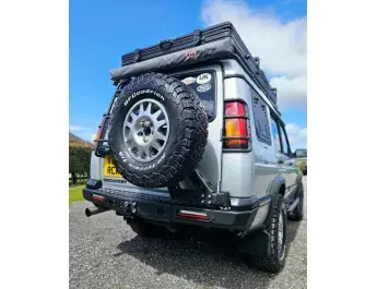 Schnäppchen Land Rover Discovery D2 Achterbumper zonder lier met LED-verlichting en extra bergingspunt
