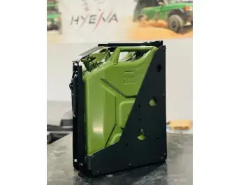 Neu Im Sortiment Hyena‘s 20L Jerry Can Mount Holder Aluminium WITH Numer Plate Mount