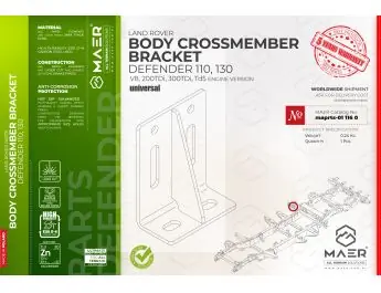 Defender 110, 130 V8, 200TDi, 300TDi, Td5 Universal Body Crossmember Bracket Knallerangebot