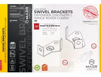 Highlight Land Rover Defender Set Swivel Brackets