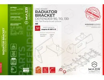 Angebot Defender 90, 110, 130 Td5, Td4 Puma Set Radiator Bracket