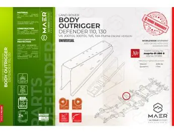 Defender 110, 130 All engines Universal Body Outrigger Top-Angebot