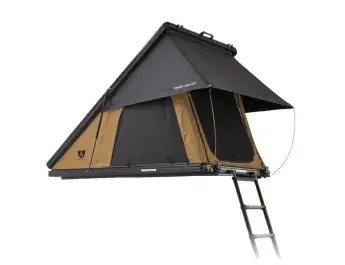 Alu Triangle Harde schaal daktent CUMARU LIGHT 127 ECO goudbruin Sale