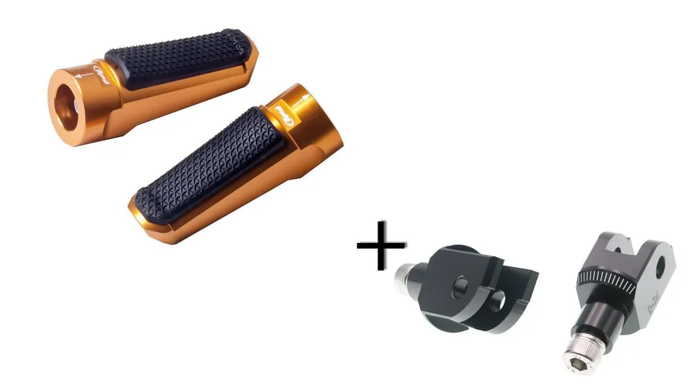 Abverkauf Fußrasten Set Puig Standard KTM RC 125/200/390, ab Bj. 2014, verschiedene Farben mit ABE
