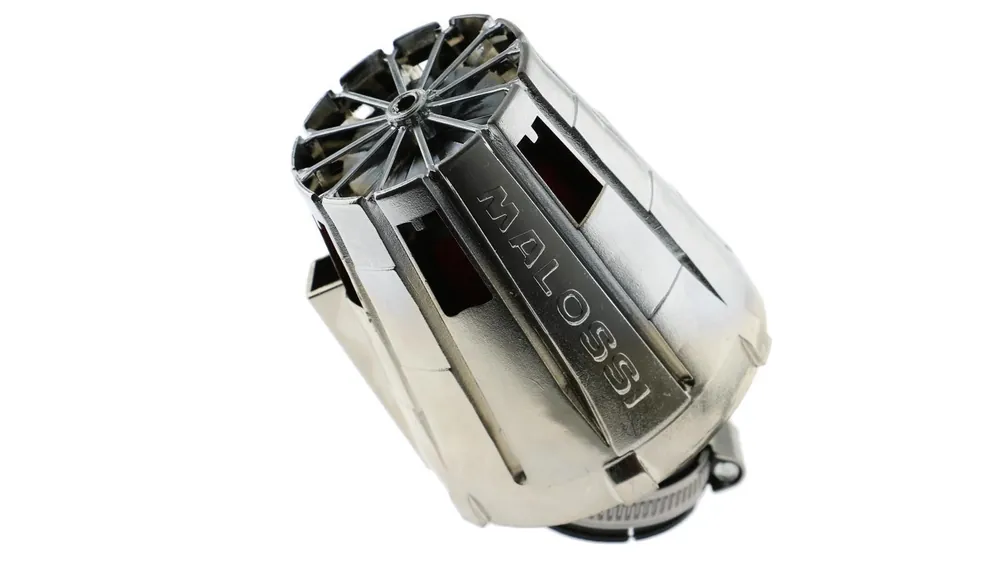 Rennluftfilter Malossi E5 chrom, 38mm, geschlossenes Gehäuse Garantierte Lieferung