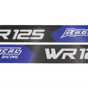 Schwingen-Dekor Set Radical Racing Yamaha WR 125, Farbe Blau/Weiß Solange Der Vorrat Reicht