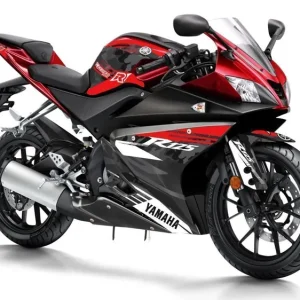 Preisknaller Dekor Radical Racing Yamaha YZF-R 125, bis Bj. 2019, Rot/Grau/Camouflage