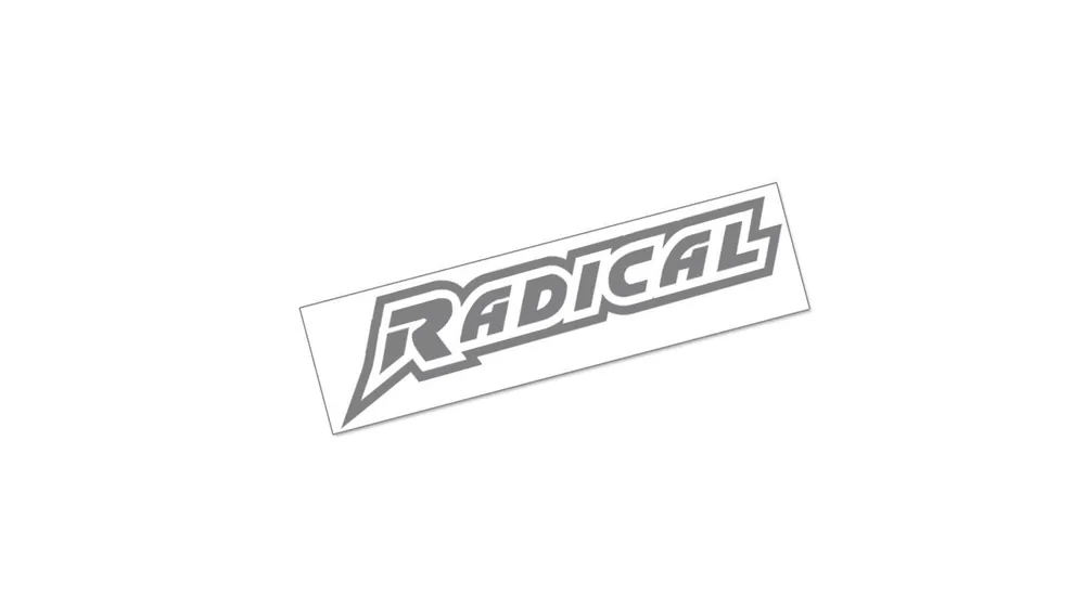 Transferaufkleber Radical Racing 90x22mm, schwarz Neu