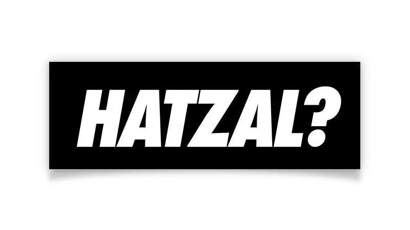 Jetzt Kaufen Aufkleber "Hatzal" Stickergröße 150mm x 34mm