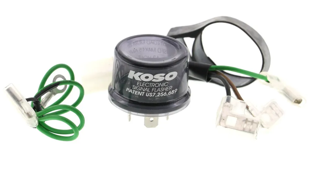 Blinkerrelais Koso Digital 12V, 3 Pins, max. 15A Neue Ware