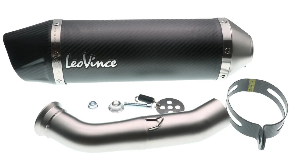 Slip- On Endschalldämpfer Leo Vince KTM Duke 125/390 17-, RC 125/390 17-, mit EG-BE Sale