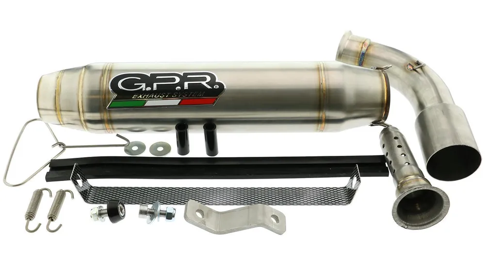 Sichere Zahlung Slip- On Endschalldämpfer GPR Deeptone Inox KTM RC 125 ab Bj. 17, mit EG-BE, Lower Pipe