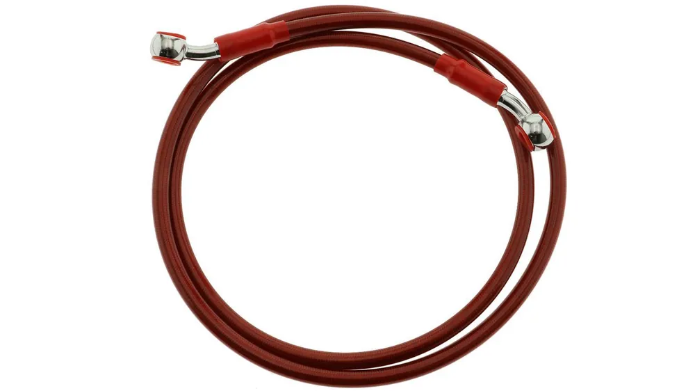 Must-Have Stahlflex Bremsschlauch rot, 120cm, universell