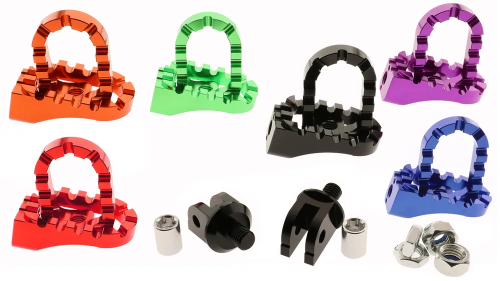 Sofort Bestellen Fußrasten Radical CNC Parts Cross Honda CB 125 R (JC79), MSX 125 (JC61), versch. Farben