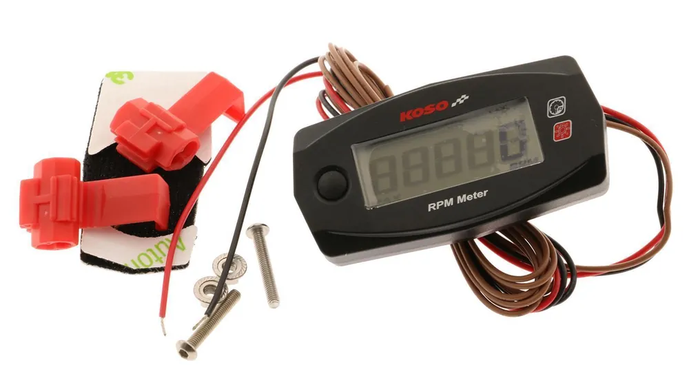 Drehzahlmesser KOSO Mini 4 universell, bis 15.000 U/min Neuheit