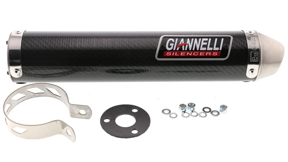 Endschalldämpfer Giannelli Aprilia RS 125, Carbon, mit EG-BE Rabatt