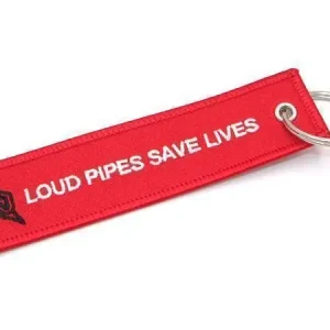 Schlüsselanhänger Radical Racing Motiv "Loud pipes save lives" Sonderangebot