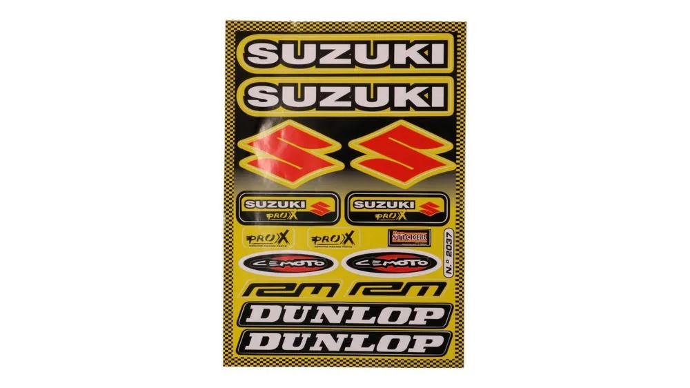 Top-Preis Aufkleberset Suzuki/Dunlop, 33x22cm