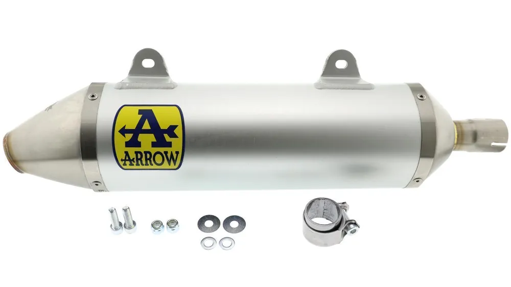 Slip- On Endschalldämpfer Arrow Thunder Aprilia RX/SX 125 Bj. 18-20, Edelstahl Endkappe, m. EG-BE Preis Gesenkt