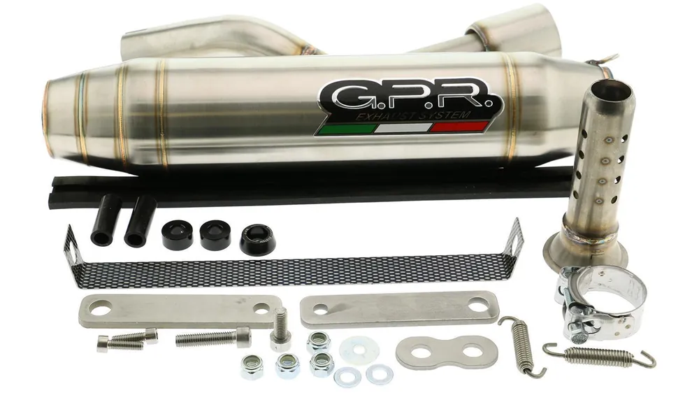 Auspuffanlage GPR Deeptone Inox Beta RR 125 4T bis Bj. 16, mit EG-BE Sofort Bestellen