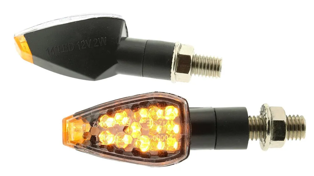 LED Blinkerset Motoflow New Century uinversal, schwarz, mit E-Nummer Sonderaktion