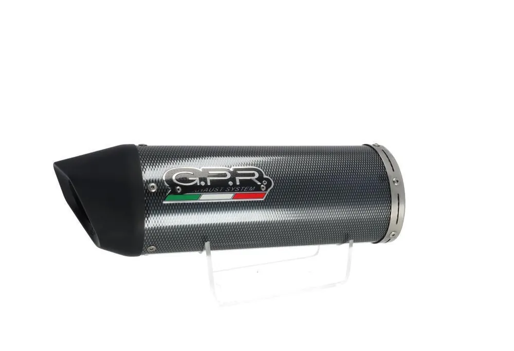 Nur Heute Slip- On Endschalldämpfer GPR Furore Poppy Fantic XME/XMF 125 Bj. 21-22, mit EG-BE, Carbon-Optik