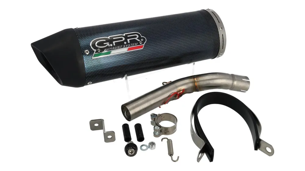 Slip- On Endschalldämpfer GPR EVO4 Furore Poppy Beta RR 125 ab Bj. 21-, mit EG-BE Abverkauf