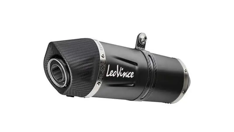 Markenware Auspuffanlage Leo Vince LV EVO ONE Black Line Yamaha XSR, YZF-R, MT 125 Bj. 21-24, mit EG-BE
