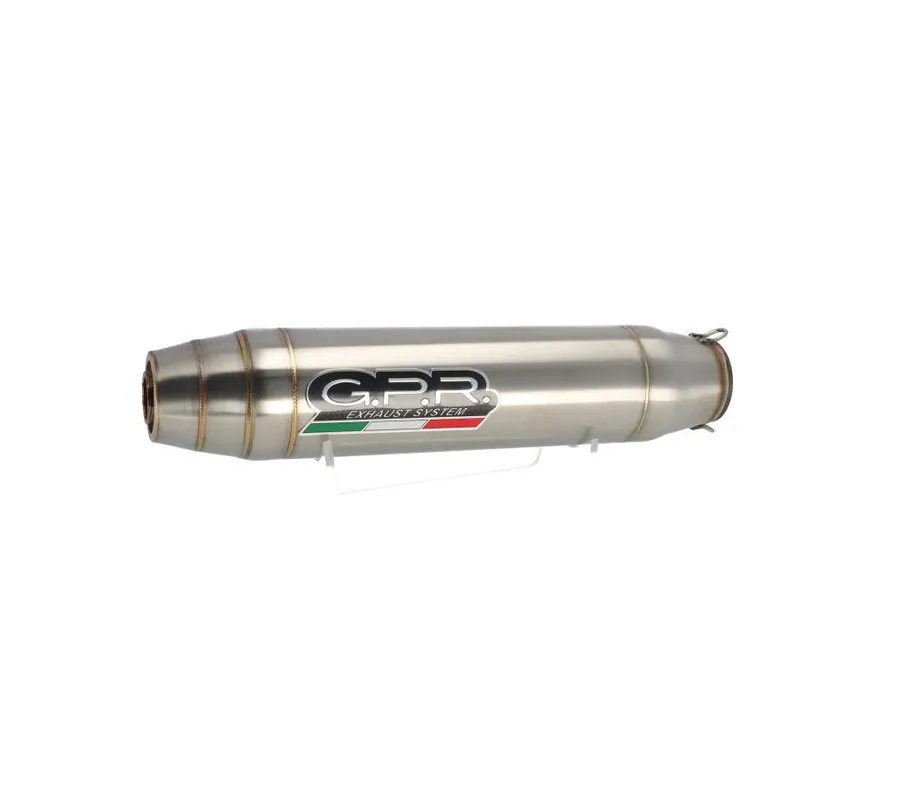 Highlight Slip- On Endschalldämpfer GPR Deeptone Inox Fantic XMF 125 Bj. 21-24, mit EG-BE