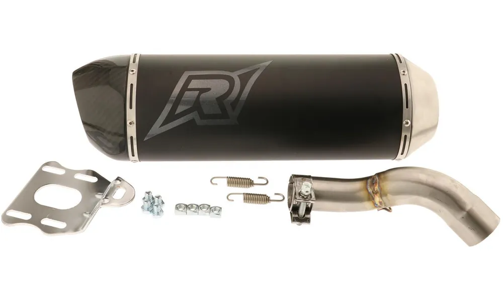 Highlight Slip- On Endschalldämpfer Radical Racing Half Carbon Beta RR 125 4T LC ab Bj. 21, mit EG-BE