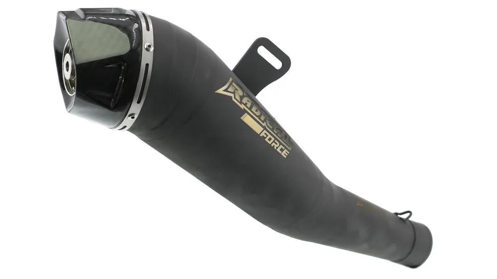 Neu Im Sortiment Auspuffanlage Radical Racing GP Carbon FORCE Black Line KTM Duke 125 Bj. 17-20, mit EG-BE