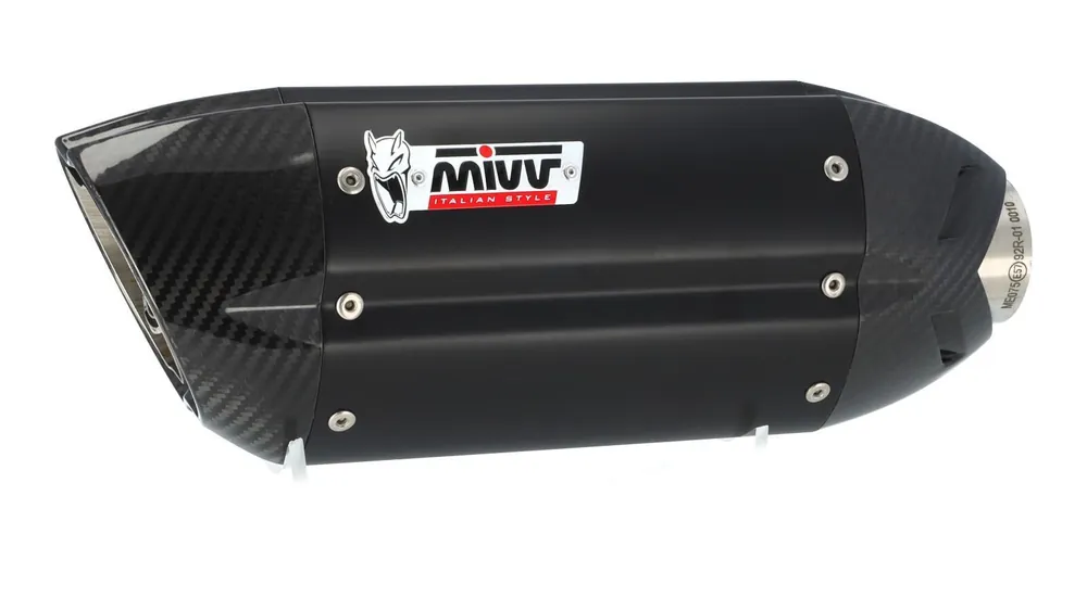 Begrenztes Angebot Slip- On Endschalldämpfer MIVV Suono KTM Duke / RC 125/390, Bj. 17-20, Black Version, mit EG-BE
