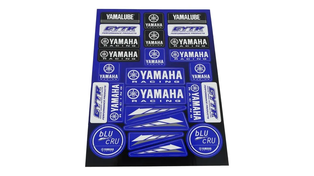Stickerset Yamaha Blau Sichere Zahlung