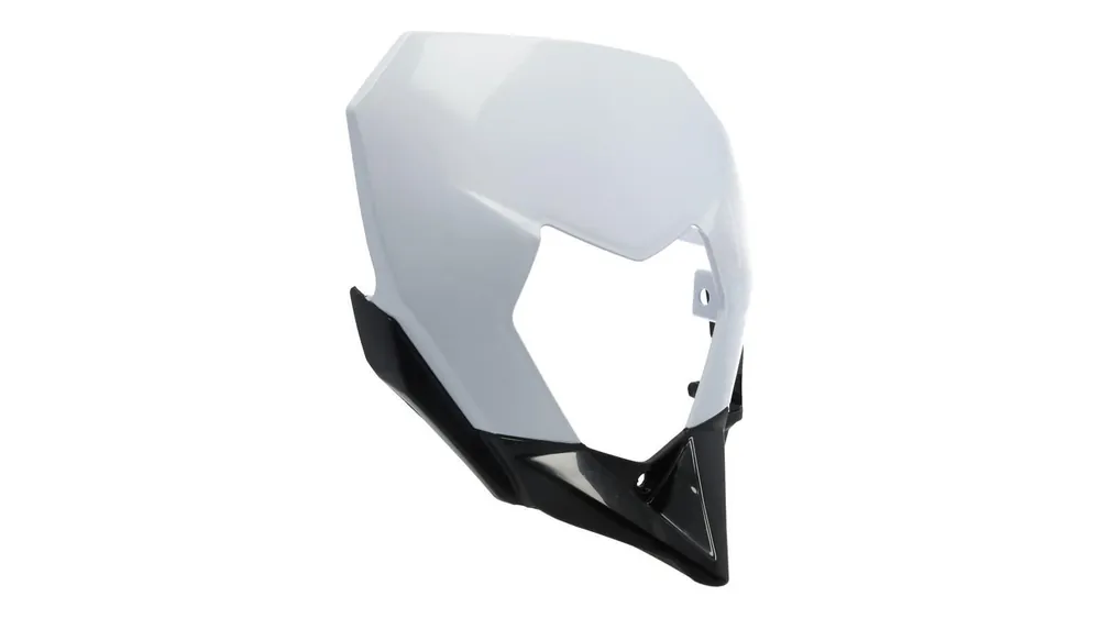 Scheinwerfermaske Polisport Sherco SE/SM 125 Factory Bj. 17-23, Schwarz/Weiß Kracherpreis
