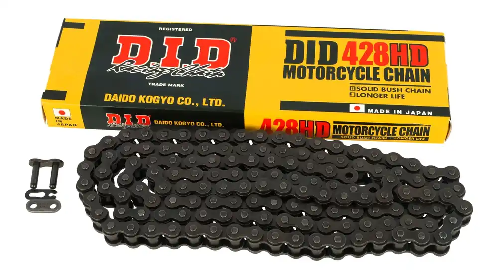 Ausverkauf Kette DID 428HD/138, universell, Standard, Clipverschluss