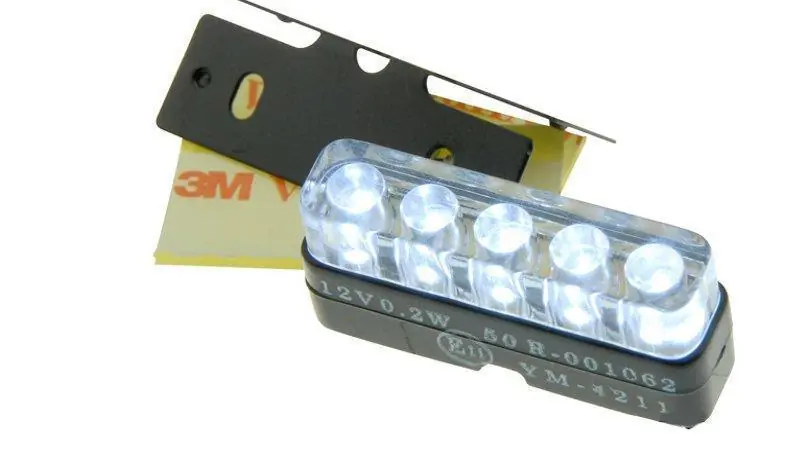 LED Nummernschildbeleuchtung mit E-Prüfzeichen Preiswert