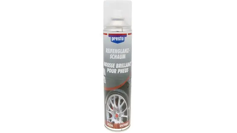 Top-Seller Reifenglanz-Schaum Spray Presto 500ml