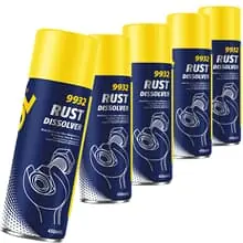 5x 450ml MANNOL RUST DISSOLVER 9932 ROSTLÖSER KRIECHÖL MULTIFUNKTIONSÖL ÖL SPRAY Direkt Vom Hersteller