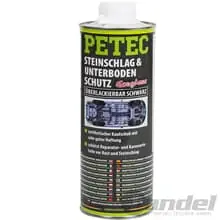 1x 1 LITER PETEC STEINSCHLAG UNTERBODENSCHUTZ SAUGDOSE ÜBERLACKIERBAR SCHWARZ Sonderangebot