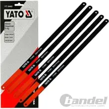 Neu Im Sortiment 5x YATO 30cm METALL-SÄGEBLATT METALLSÄGE BÜGELSÄGE METALLSÄGEBLATT 300mm 0,6mm