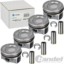 4x STD KOLBEN+KOLBEN-RINGE für SEAT SKODA VW 1.4 TSI BLG BMY CAVA CAVB CAVC CAVF Kracherpreis