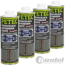 Preiswert 4x1L PETEC STEINSCHLAG UNTERBODENSCHUTZ KAUTSCHUK SAUGDOSE ÜBERLACKIERBAR BLACK
