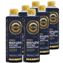 6x MANNOL BENZIN ESTER ADDITIV 9950/100 ML KRAFTSTOFF BENZIN REINIGUNGS ADDITIV Echt