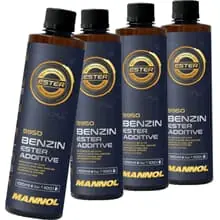4x 450mL MANNOL BENZIN ESTER ADDITIV MOTORREINIGER KRAFTSTOFF SYSTEM REINIGER Sichere Zahlung