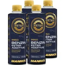 4x MANNOL BENZIN ESTER ADDITIV 9950/100 ML KRAFTSTOFF BENZIN REINIGUNGS ADDITIV Versand Am Gleichen Tag