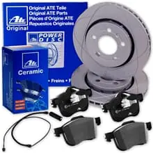 ATE PowerDisc BREMSSCHEIBEN+BELÄGE HINTEN passend für BMW X1 E84 x/sDrive Sofort Bestellen