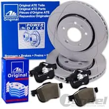 ATE PowerDisc BREMSSCHEIBEN 320mm + BELÄGE VORNE für VOLVO V50 S40 II V40 C70 II Wochenendangebot