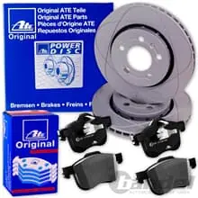 Garantierte Lieferung ATE PowerDisc BREMSSCHEIBEN 257mm + BELÄGE VORNE für OPEL CORSA E Bj. 2014-2019